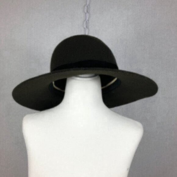 Rag & Bone Dark Green Bohemian Classic Casual Fedora Hat Medium - Picture 5 of 8
